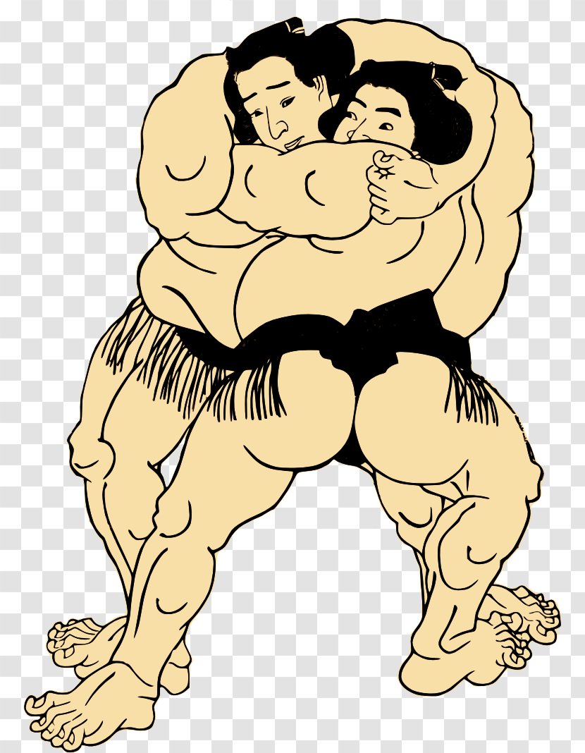 T-shirt Sumo Wrestling Rikishi Clip Art - Watercolor Transparent PNG