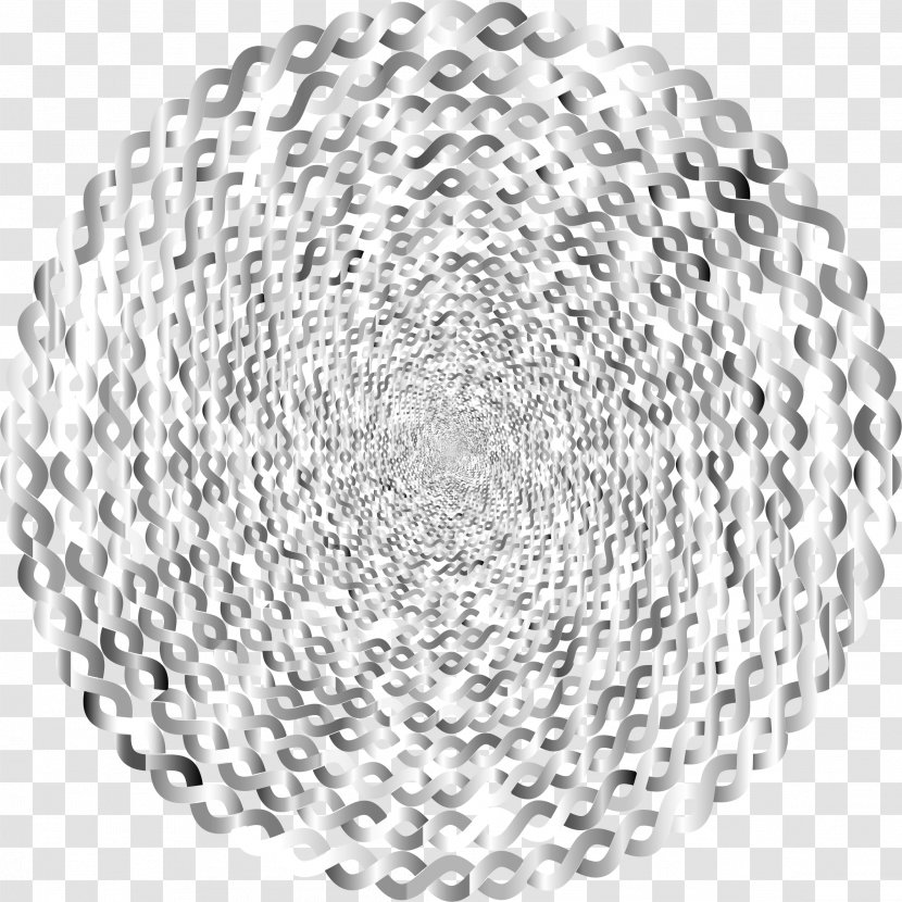 Drawing Clip Art - Black And White - Vortex Transparent PNG