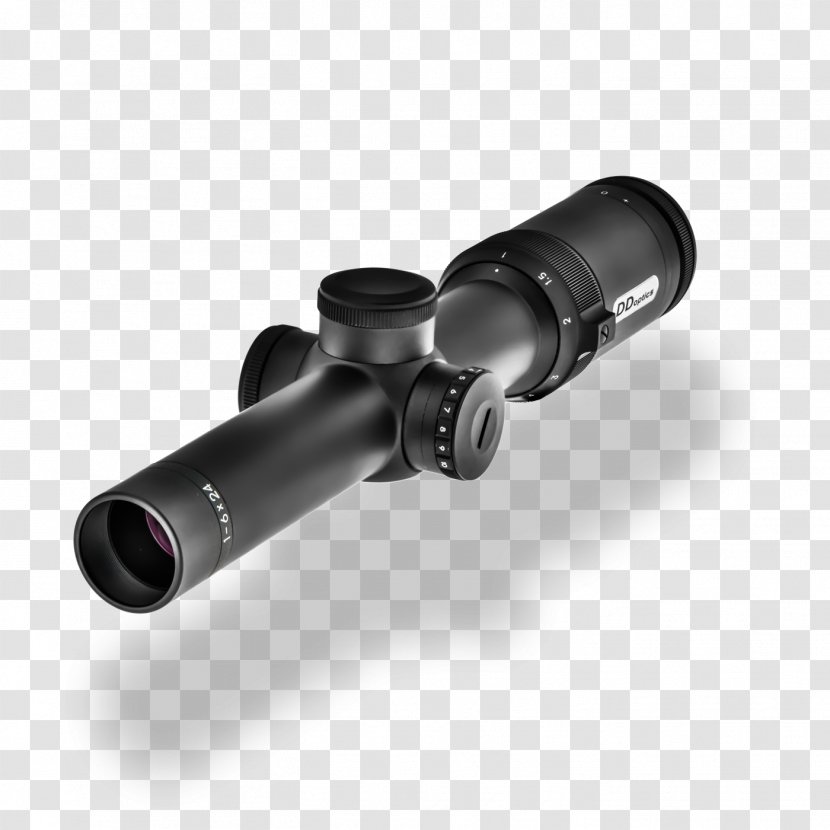 Binoculars DDoptics Optische Geräte & Feinwerktechnik KG Telescopic Sight Monocular - Reticle Transparent PNG