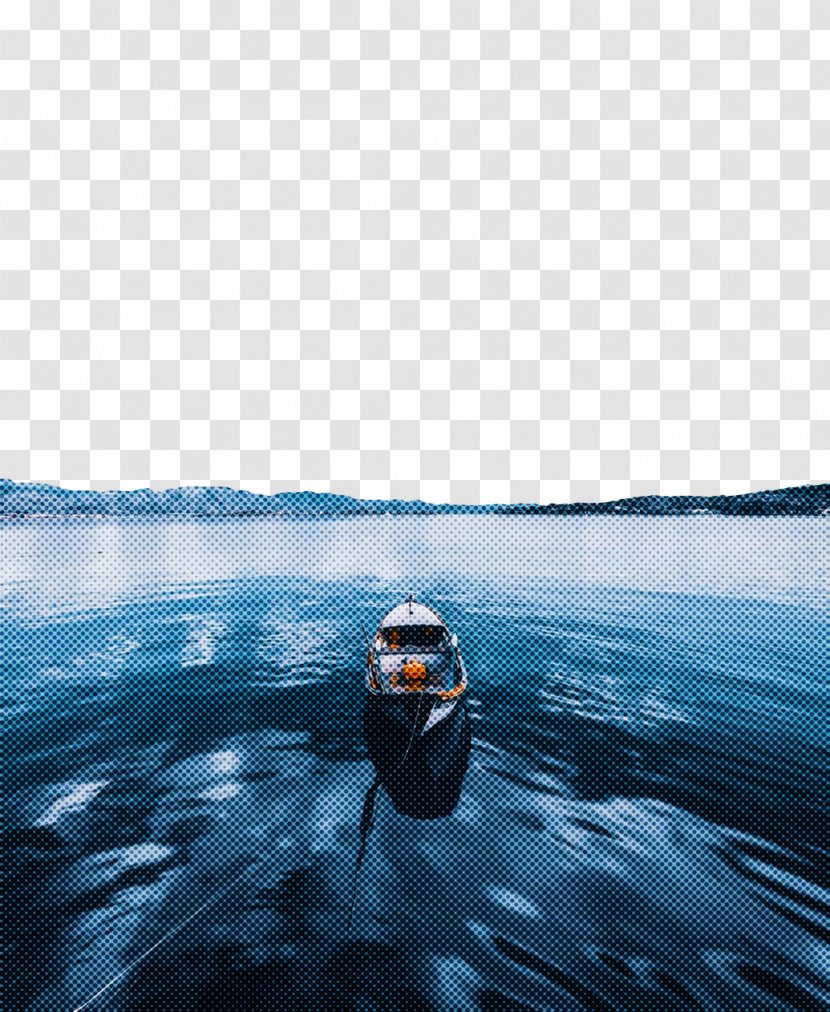 Water Vehicle Sky Sea Ocean - Reflection - Landscape Boating Transparent PNG