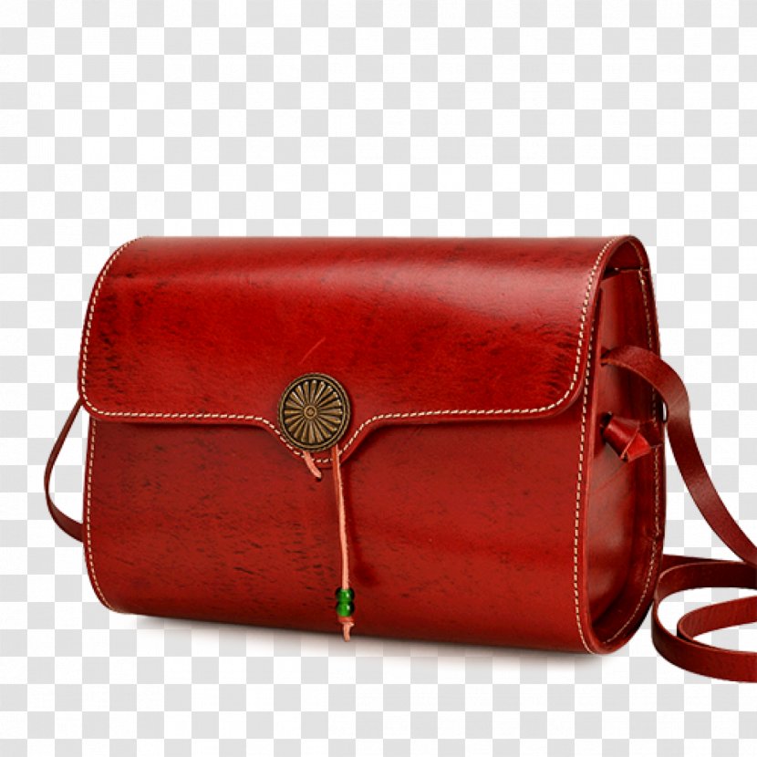 Handbag Leather Messenger Bags Tasche - Bag Transparent PNG