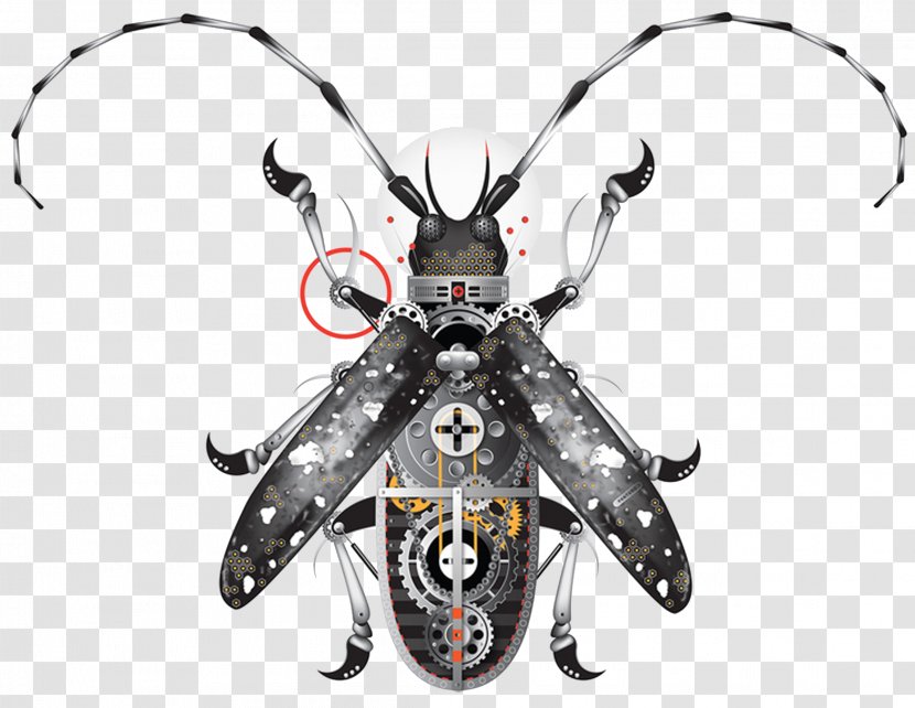 Beetle Mechanical Engineering Creativity Creative Work - Technical Illustration - Innovative Robotic Insects Transparent PNG
