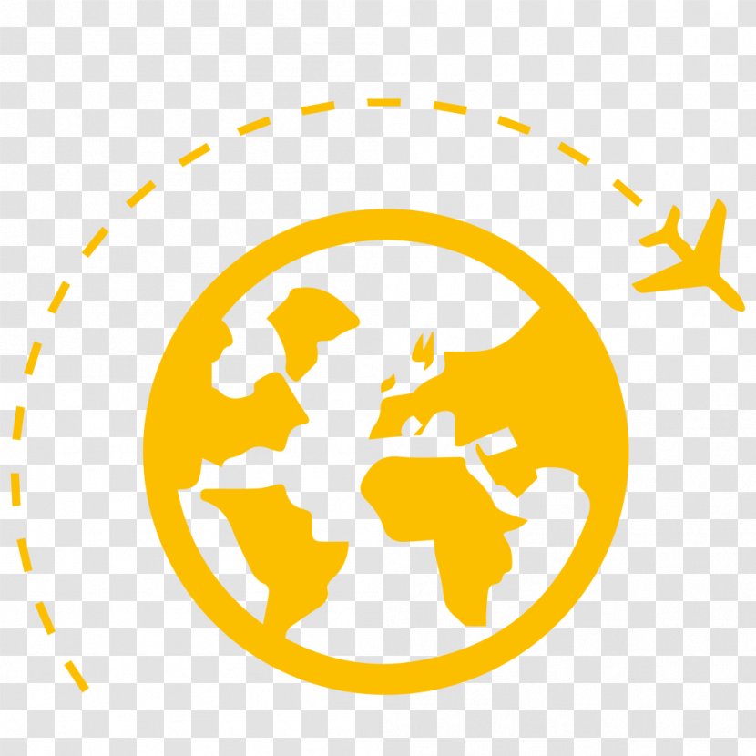 World Travel Globe - Text Transparent PNG
