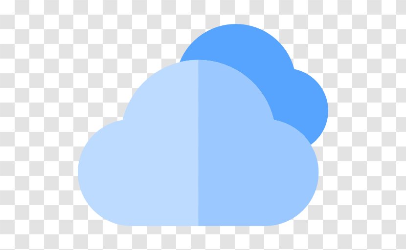 Cloud - Electric Blue - Azure Transparent PNG