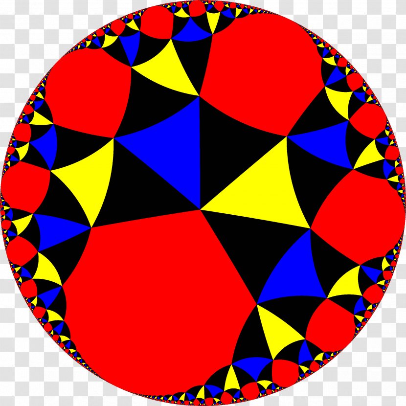Snub Triapeirotrigonal Tiling Uniform Tilings In Hyperbolic Plane Tessellation Geometry Infinite-order Triangular - Vertex Transparent PNG