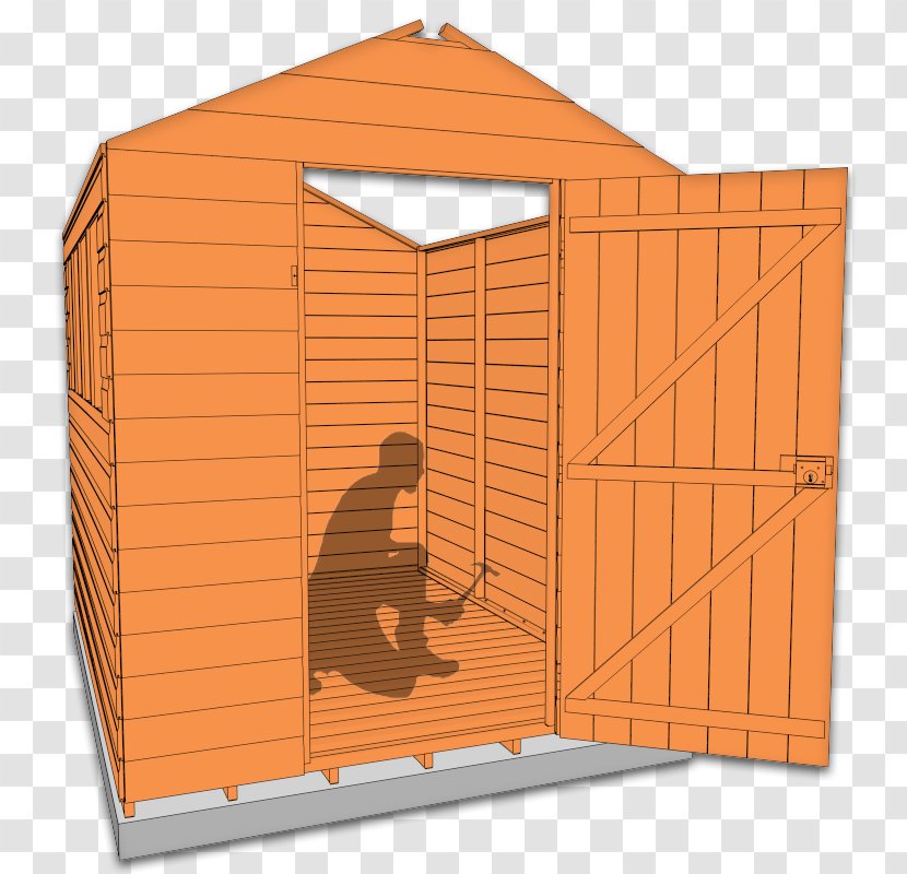 Shed Building Garden Floor Outhouse - Wood Transparent PNG