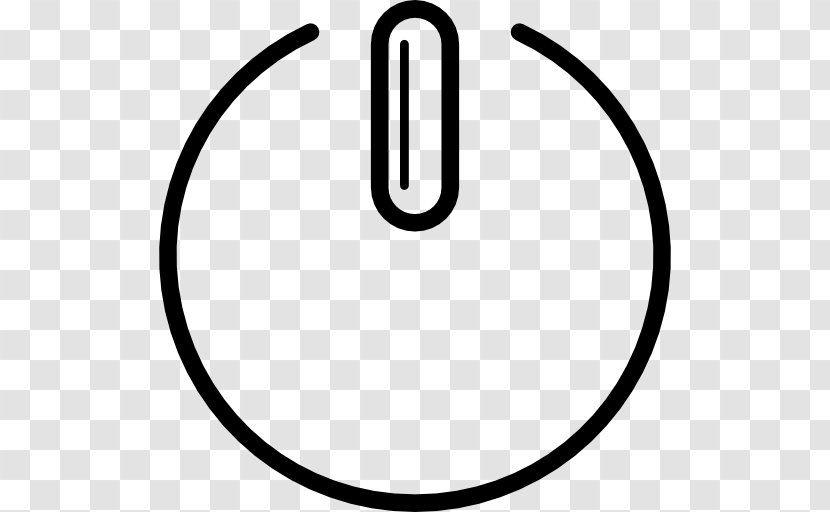 Power Symbol Button Clip Art - Line Transparent PNG