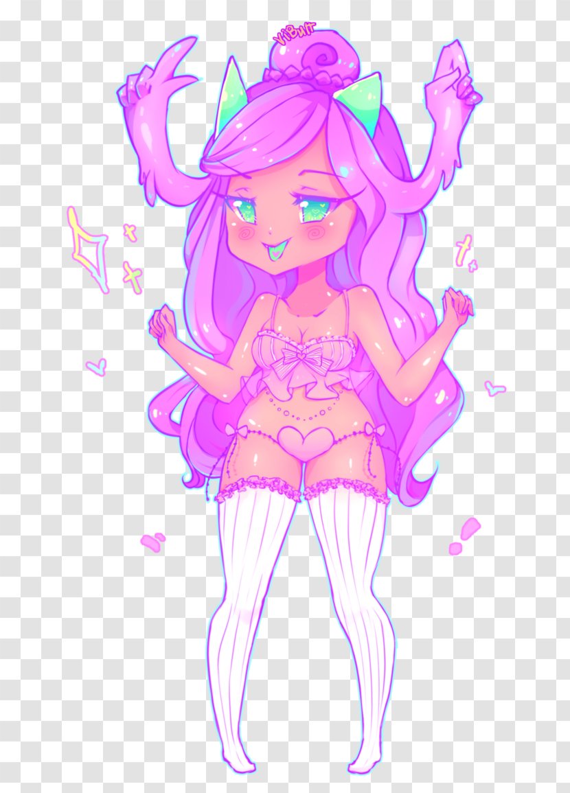 Fairy Pink M Sketch - Heart Transparent PNG