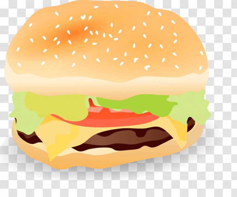 Cheeseburger Hamburger French Fries Slider Whopper - Bun Transparent PNG