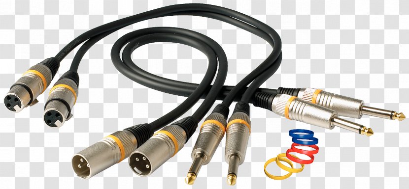 Coaxial Cable Network Cables Speaker Wire Electrical Connector - Computer - XLR Transparent PNG