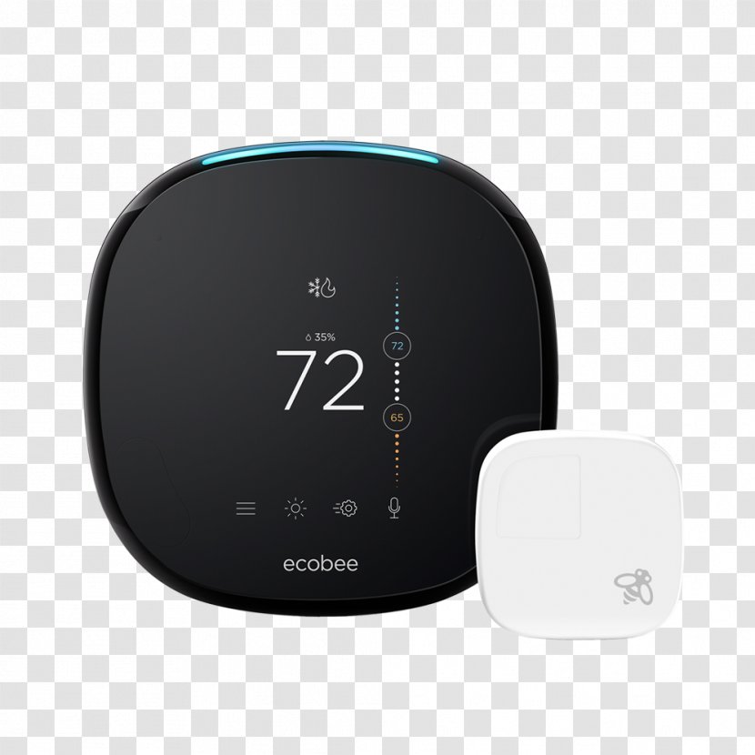 Ecobee Smart Thermostat Amazon Alexa HomeKit - Home Automation Kits - Business Transparent PNG