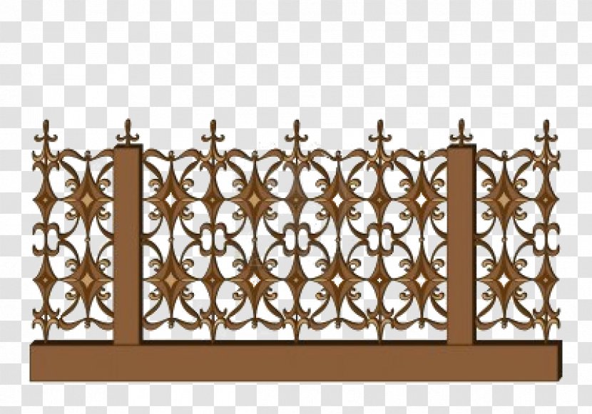 Raster Graphics Iron Railing Wrought Fence - Gate Transparent PNG