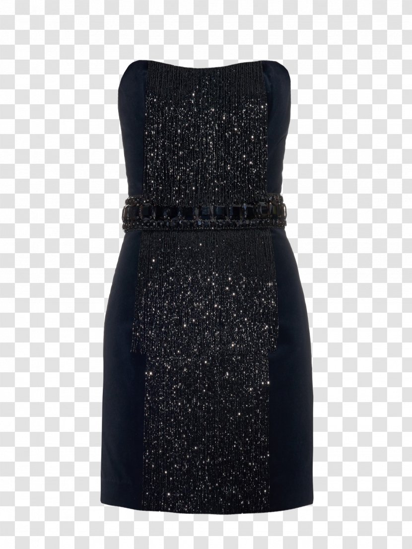 Little Black Dress Shoulder Velvet Transparent PNG