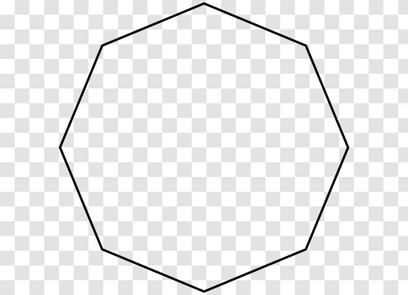 Regular Polygon Hexagon Geometry Clip Art - Black And White - Triangle Transparent PNG