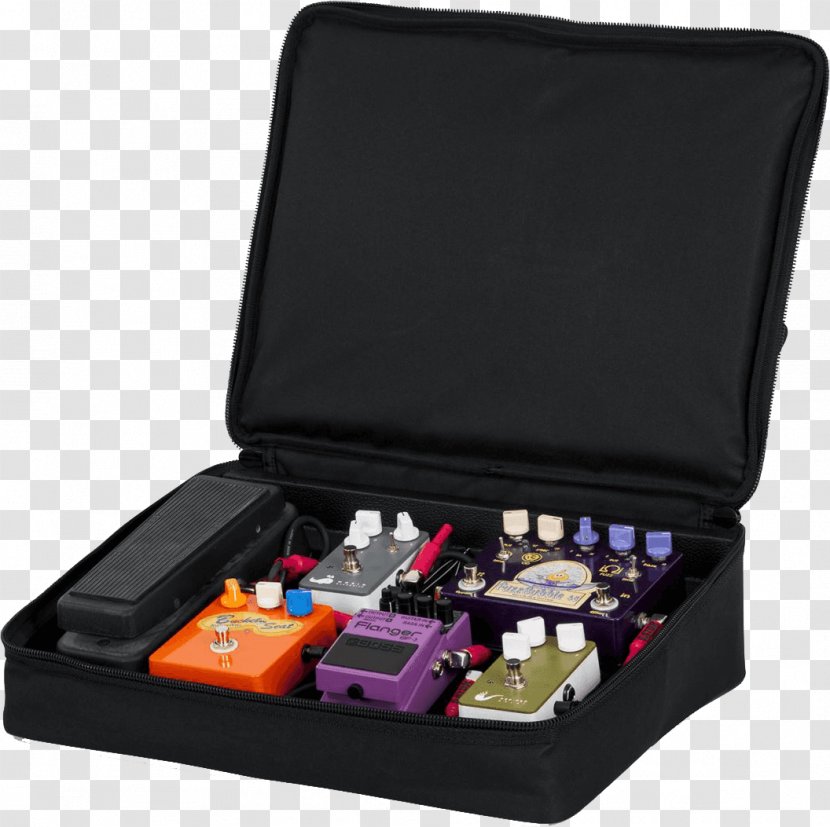 Pedalboard Effects Processors & Pedals Pedaal Guitar Bag - Silhouette Transparent PNG