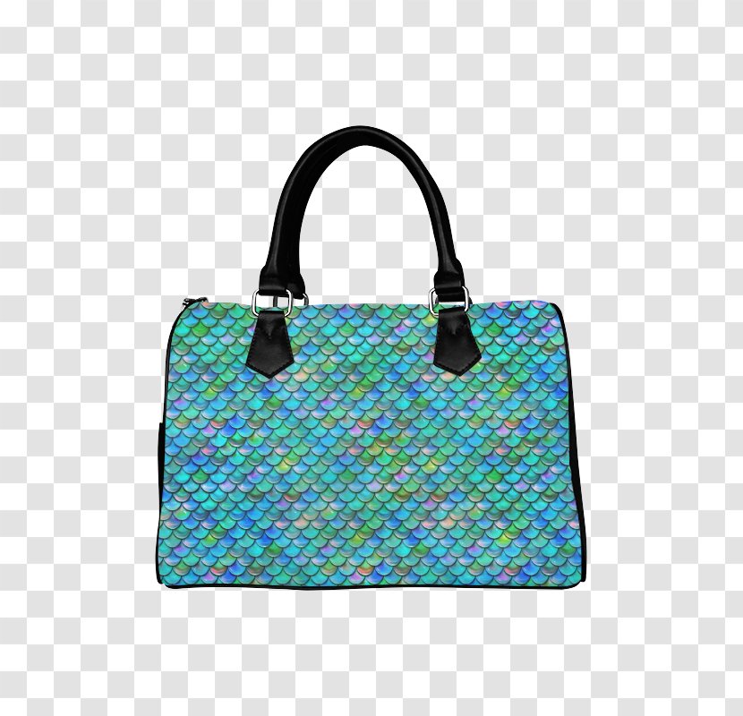 Handbag Tote Bag Clothing Fashion - Azure - Mermaid Scales Transparent PNG