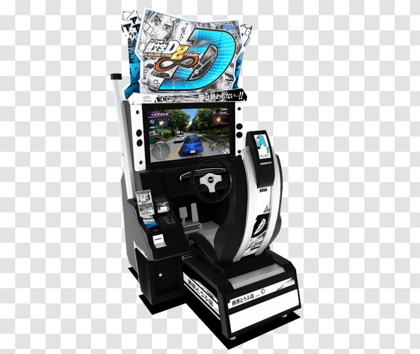 Initial D Arcade Stage 8 Infinity 7 AAX Game Mario Kart GP 2 Cabinet - Japan Amusement Expo Transparent PNG