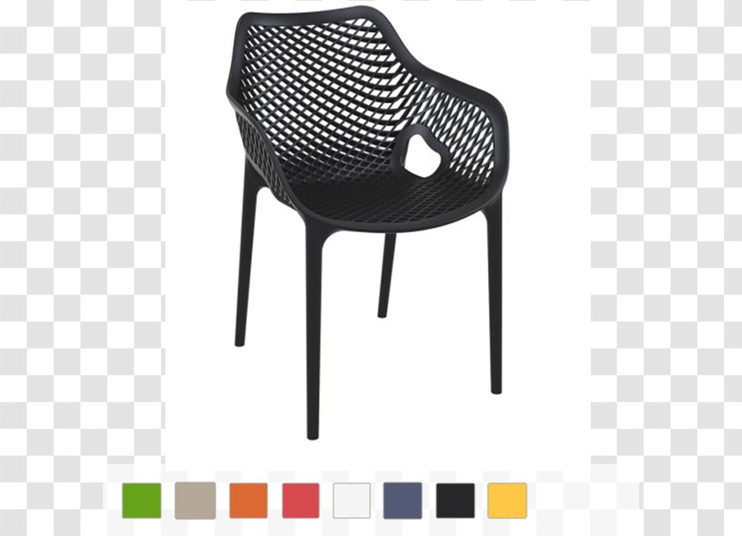 Garden Furniture Chair Black Plastic - Interior Design Services - Outdoor Transparent PNG