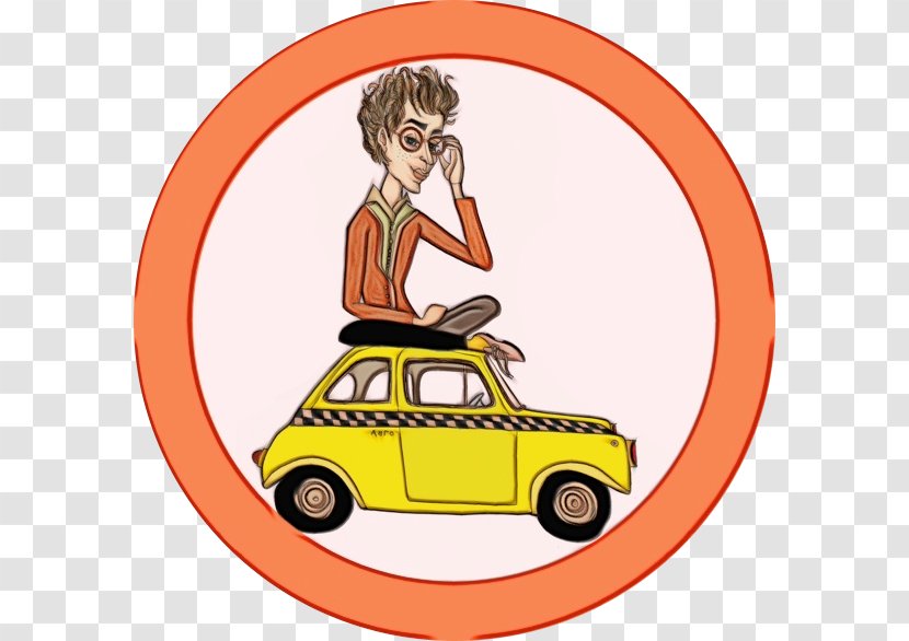 Classic Car Background - Cartoon - Child Transparent PNG