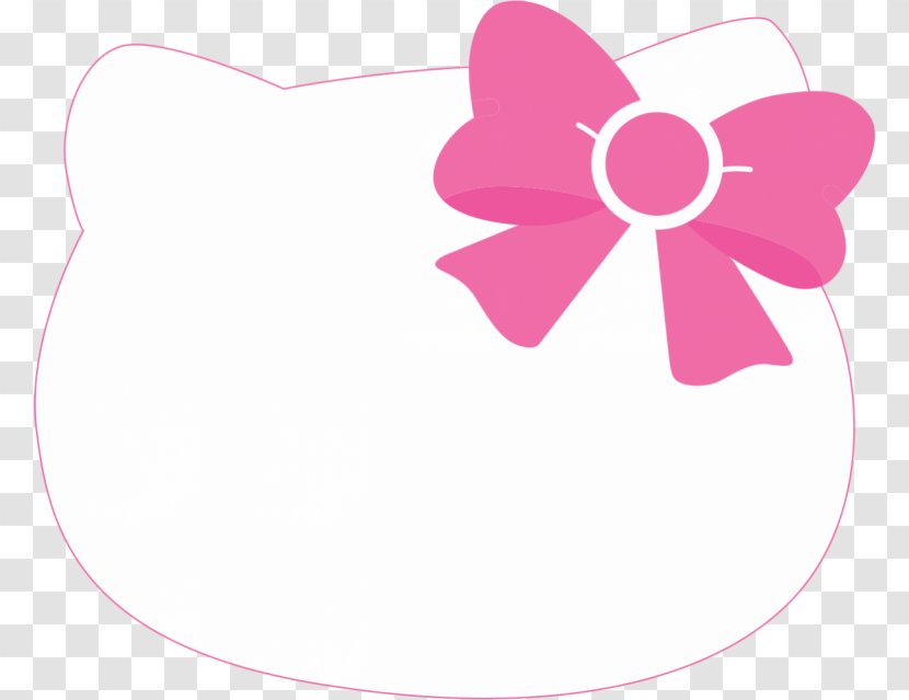 Hello Kitty Birthday Party Banner - Flower Transparent PNG