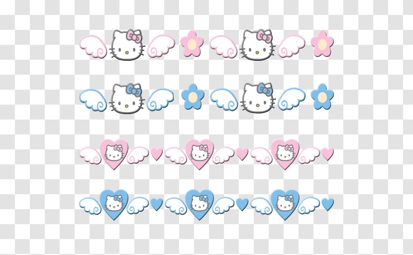Line Point Clip Art Hello Kitty Pink M - Area Transparent PNG