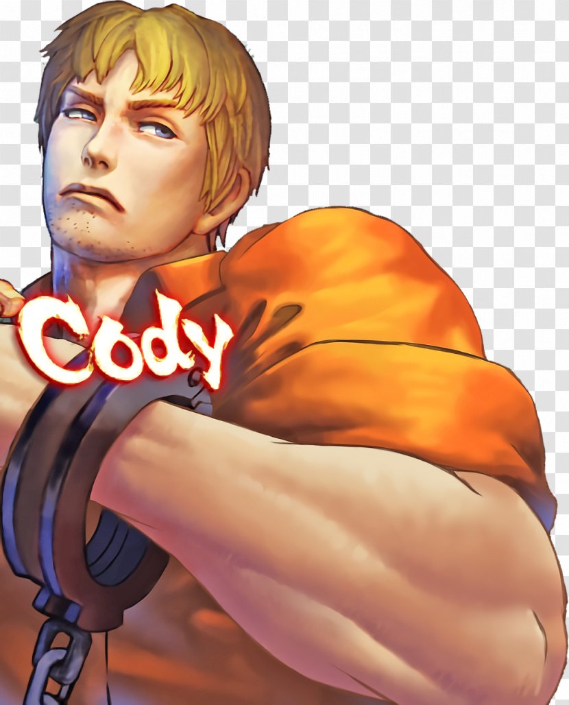 Super Street Fighter IV V Cody Final Fight - Silhouette Transparent PNG