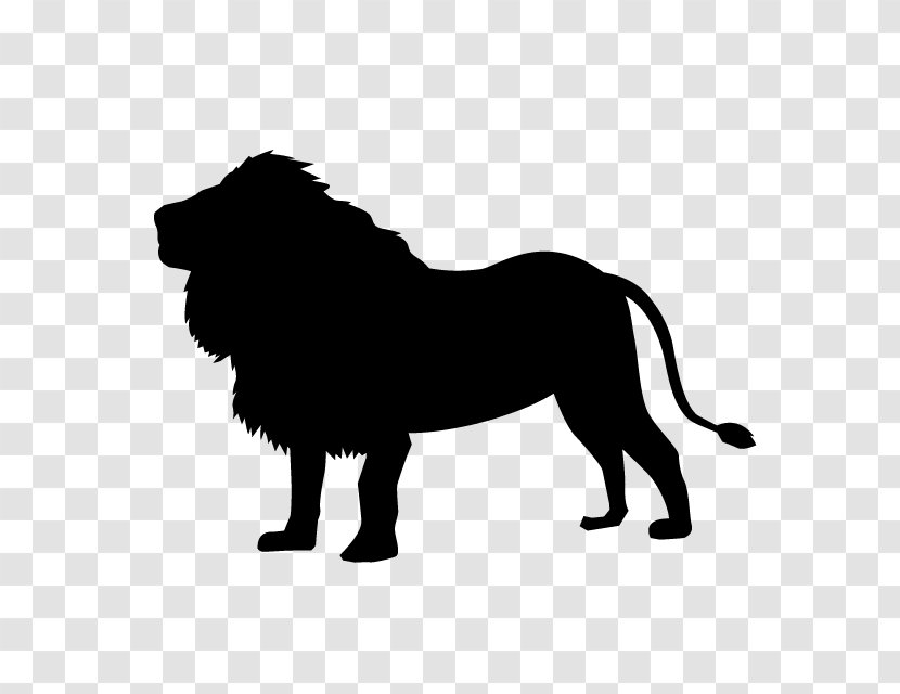 Lion Silhouette - Dog Like Mammal Transparent PNG