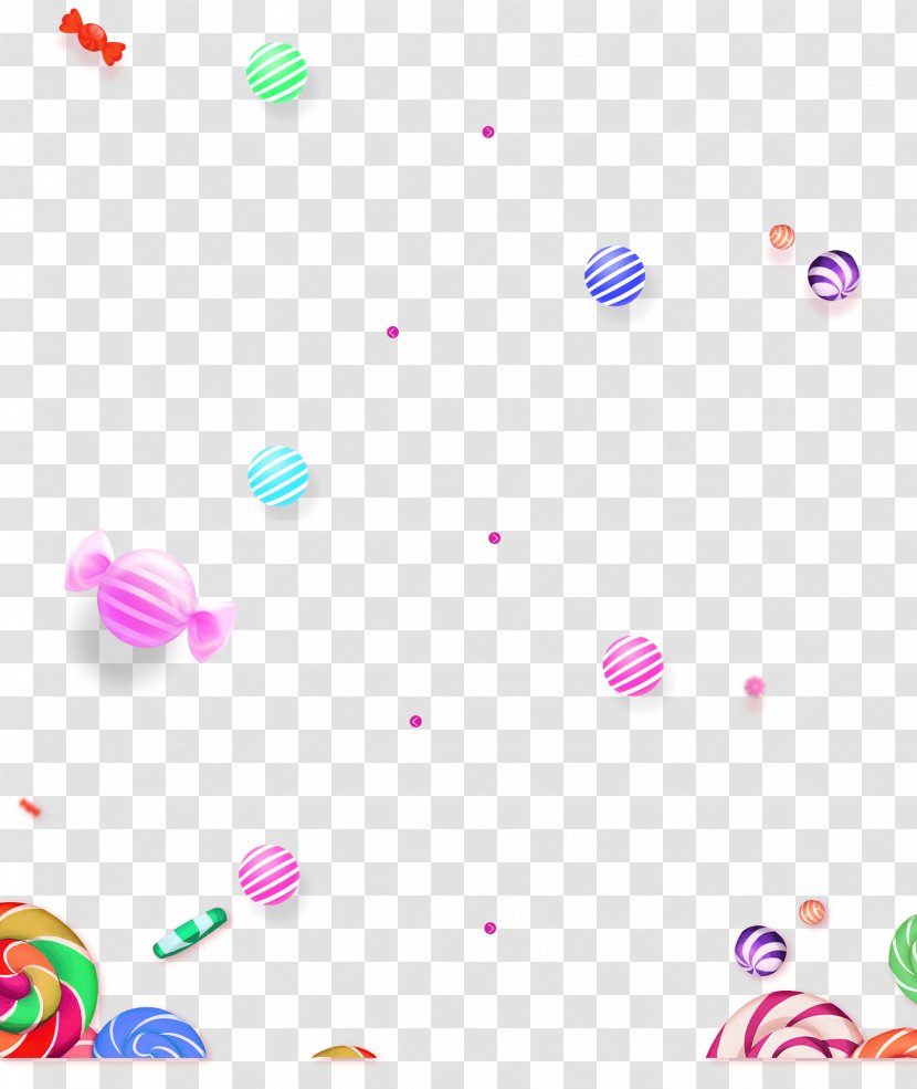 Candy Lollipop Pop - Game Design - Red Simple Floating Material Transparent PNG