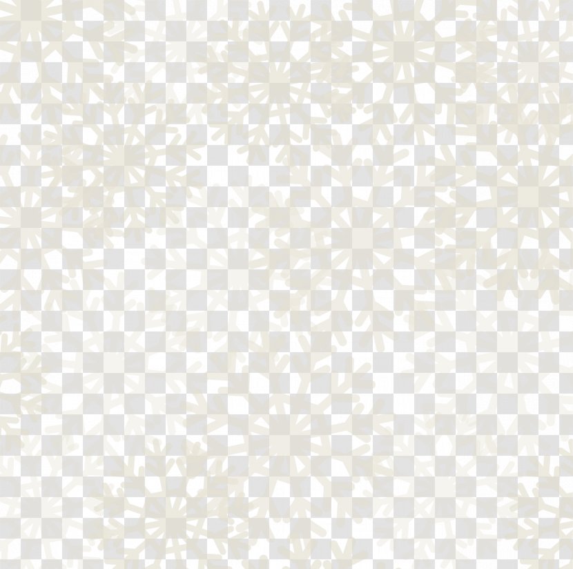 Snowflake - White - Cartoon Background Material Transparent PNG