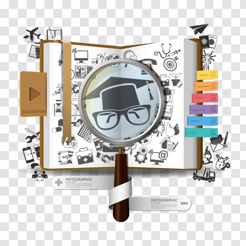 Infographic Template Diagram - Home Accessories - Dr. Cap And Books Transparent PNG