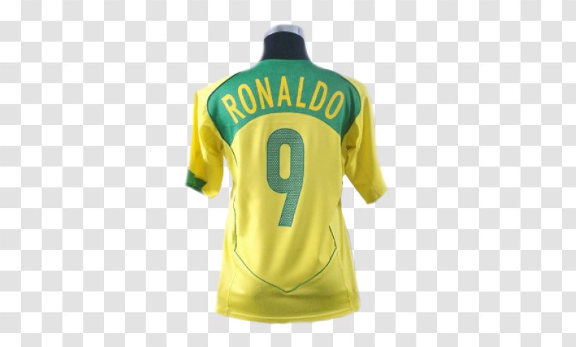 T-shirt Brazil National Football Team 2006 FIFA World Cup Jersey - Green Transparent PNG