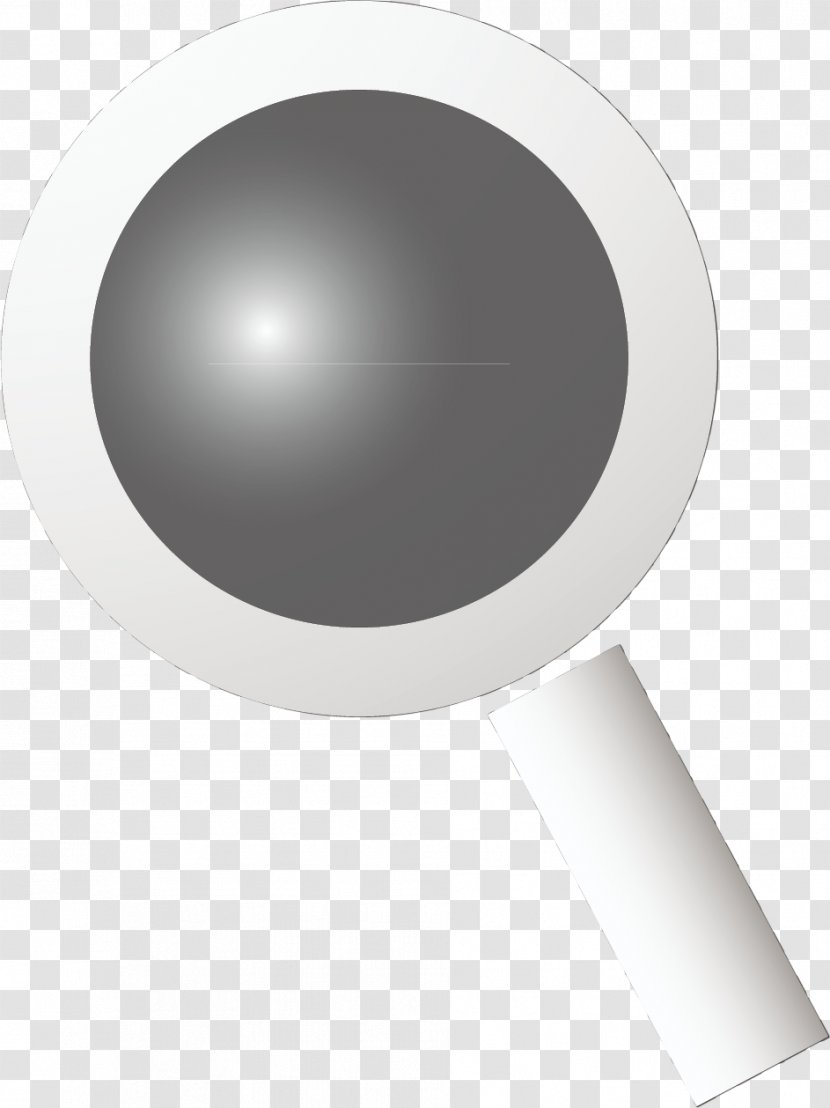 Magnifying Glass Euclidean Vector Grey - FIG Gray Material Transparent PNG