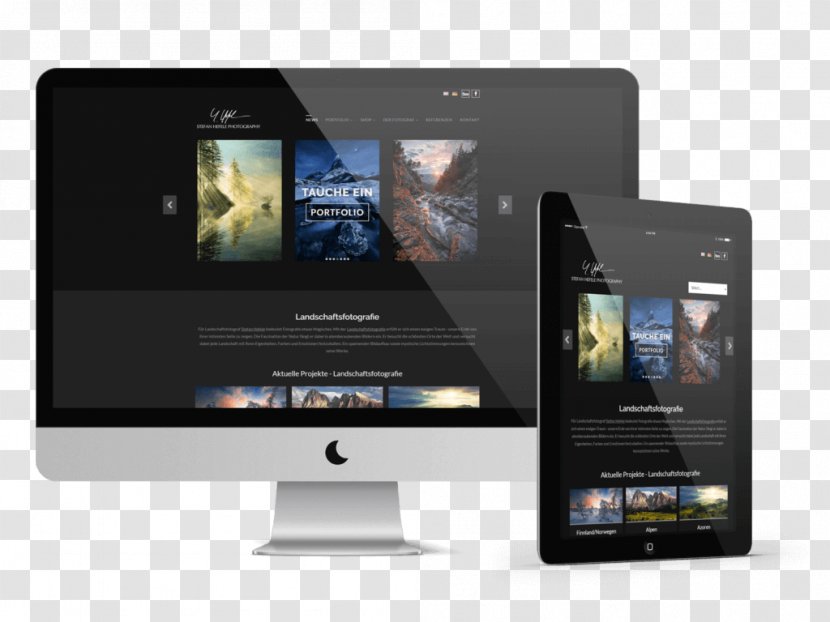 Responsive Web Design Photography Stefan Hefele Fotografie - Gadget Transparent PNG