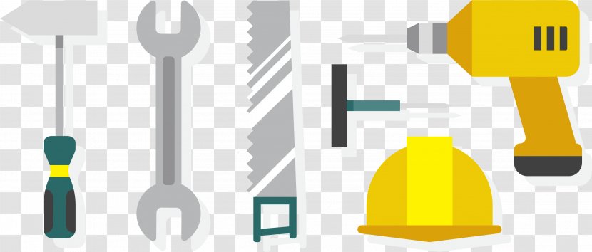 Architectural Engineering Tool - Cartoon - Decoration, Construction Tools Transparent PNG