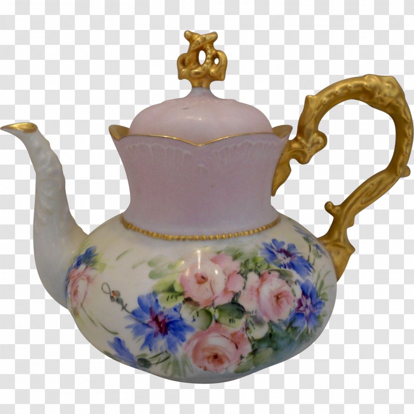 Teapot Kettle Porcelain Limoges - Vase Transparent PNG