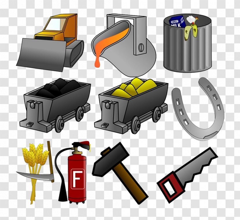 Euclidean Vector Tool Icon - Technology - Coal Mining Material Transparent PNG