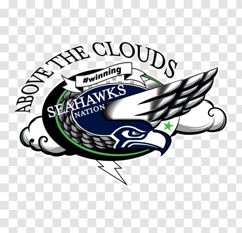 Logo Seattle Seahawks Clip Art Graphic Design - Label Transparent PNG