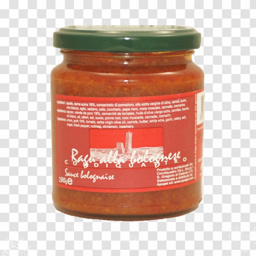 Tomate Frito Sweet Chili Sauce Tomato Chutney Italian Cuisine - Bolognese Transparent PNG