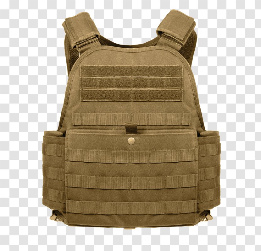 Soldier Plate Carrier System MOLLE Military タクティカルベスト Coyote Brown - Khaki Transparent PNG