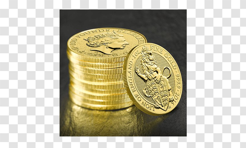 The Queen's Beasts United Kingdom Britannia Lunar Series Bullion Coin - Cash Transparent PNG
