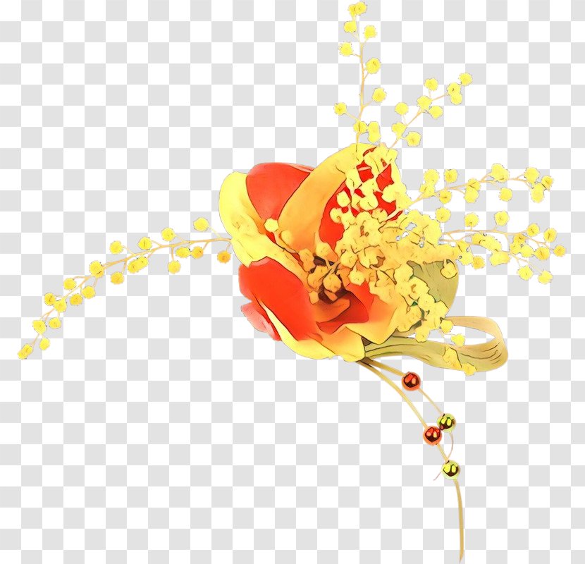 Yellow Flower Plant Headgear Cut Flowers - Jewellery - Wildflower Transparent PNG