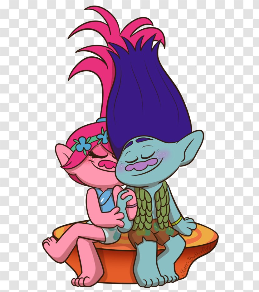 Trolls True Colors Poppy Drawing Clip Art - Artwork - Dreamworks Transparent PNG