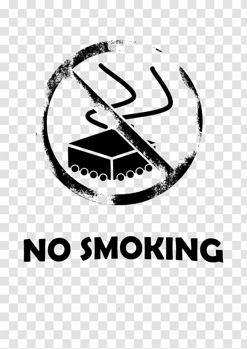 Smoking Clip Art - Black And White - No Transparent PNG