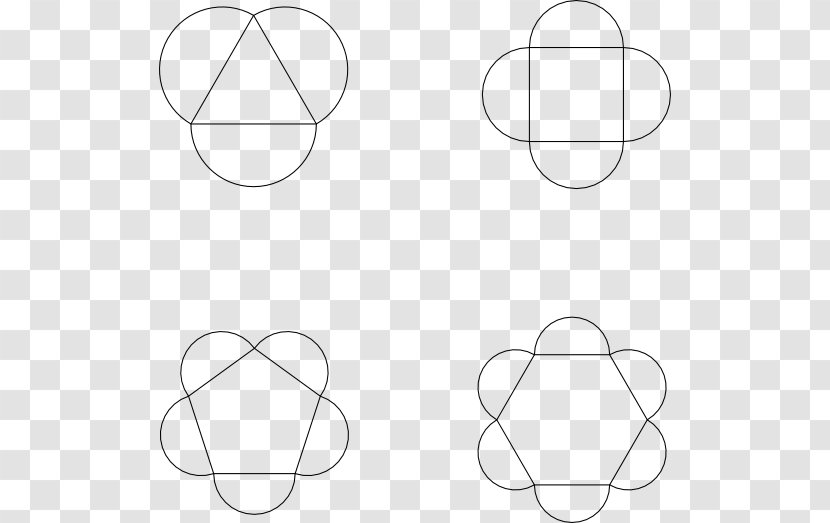 Polygon Circle Angle Line Art Clip - Text Transparent PNG