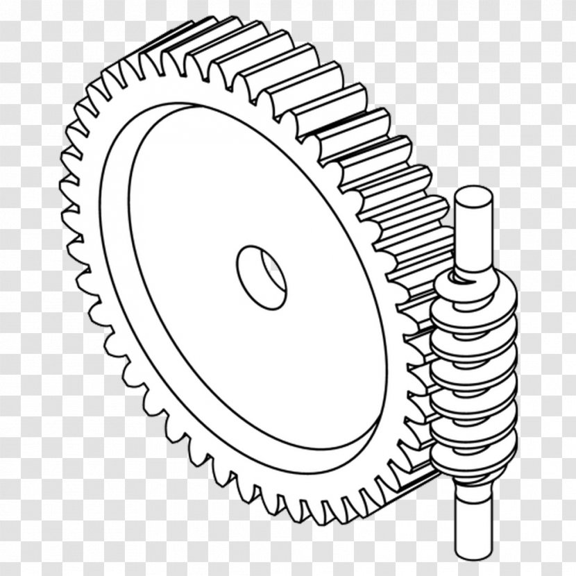 Spiral Bevel Gear Worm Drive Shaft - Hardware Accessory - Angle Transparent PNG