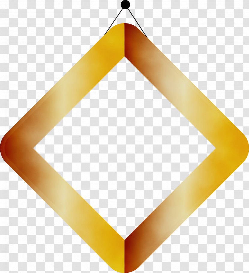 Triangle Angle Yellow Lighting Meter Transparent PNG