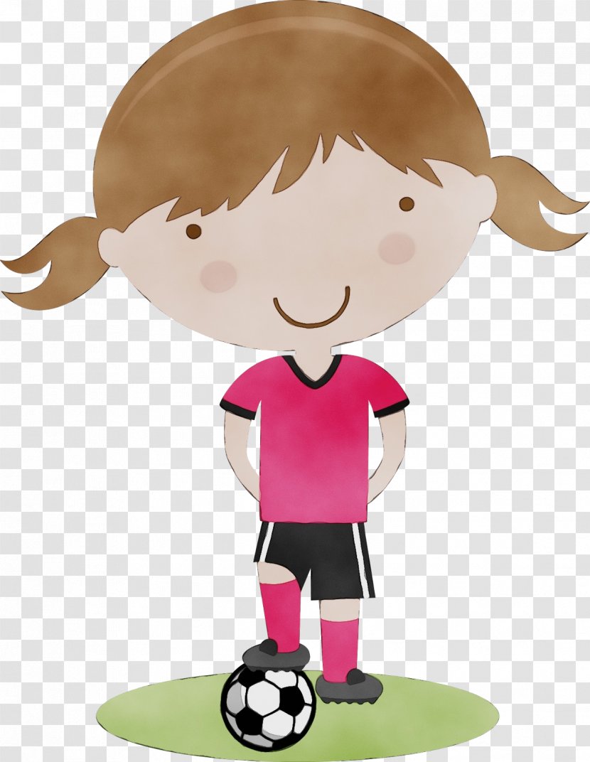 Soccer Ball - Silhouette - Child Player Transparent PNG