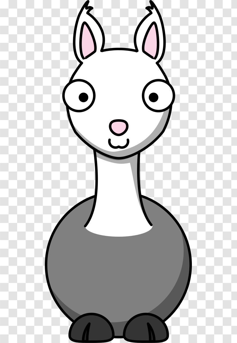 Llama Alpaca Free Content Clip Art - Tail - Cartoon Bull Terrier Transparent PNG