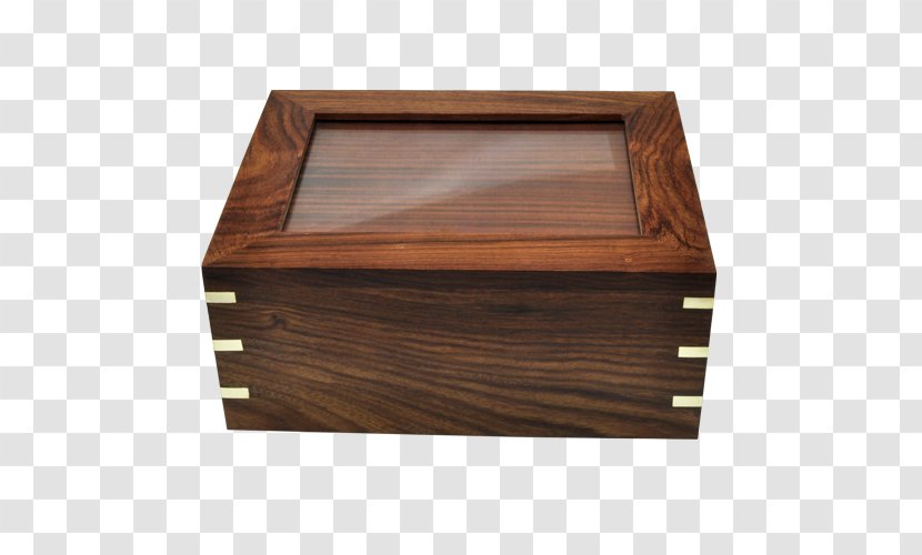 Display Window Urn Wooden Box - Wood Stain Transparent PNG