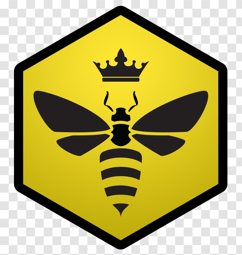 Honey Bee Queen Beehive Coat Of Arms Transparent PNG